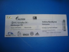 11/12 Ticket FC Schalke 04 HSV