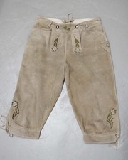 Trachten Lederhose Größe 42  Kniebund Damen Wildbock Vintage P702
