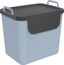 Rotho Mülltrennungssystem Jive 30 L blauschwarz Recyclingbehälter