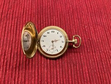 Antike Doppeldecker-Taschenuhr