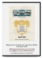 CD Western Society of Engineers Verbrennungsgase Fernspruch MOTOR April 1913