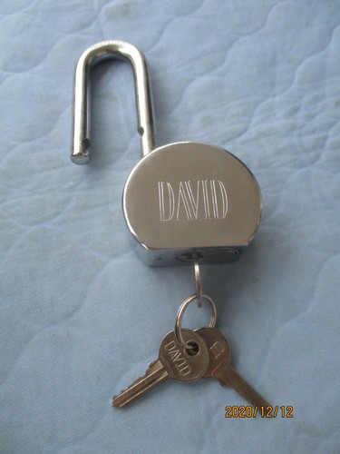 Altes vorhängeschloss david - altes,