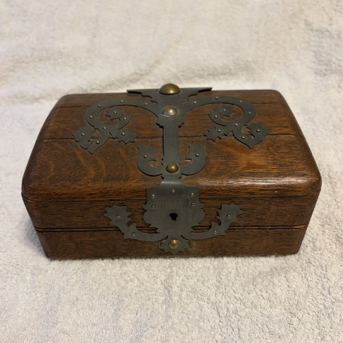 Antike schatulle eiche 1900 - antike, um