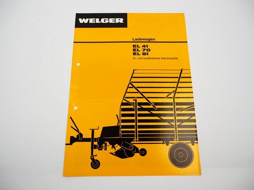 Original welger 70 81 - welger, el