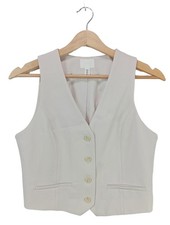 H&M Anzugweste Damen Anzug Gr. DE 36 wollweiß Elegant