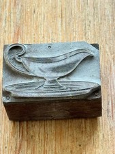 Druckstock Klischee  Jugendstilmotiv:Sauciere Kupferklischee