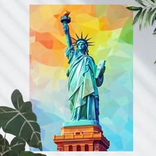 Freiheitsstatue polygonal