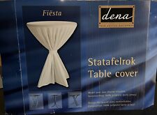 DENA Stehtisch-Husse Tisch-Husse Fiesta Gastro Ø 80-90 cm /  Creme / Gebraucht
