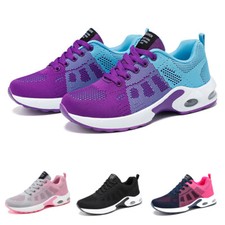 Laufschuhe Damen Sportschuhe Atmungsaktiv Turnschuhe Luftpolster Leicht Sneaker