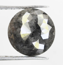 2.18 CT Natürlich Loser Grau Farbe Rund Rose Schnitt Schöne Verlobung Diamant