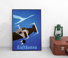 Poster Lufthansa /1930er /