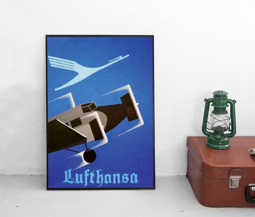 Poster lufthansa 1930er - poster, /