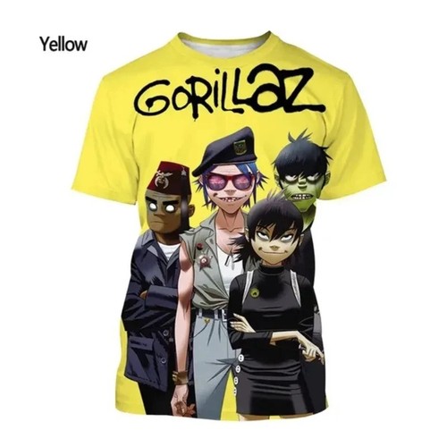 Gorillaz gedruckte shirts - gedruckte, t-shirts