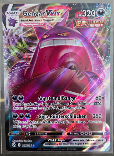 Pokémon gengar vmax holo - vmax,