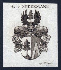 1820 Speckmann Wappen Adel