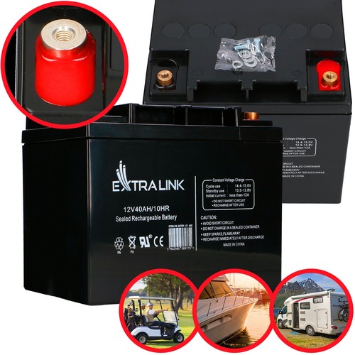 12v 40ah agm batterie - 40ah,