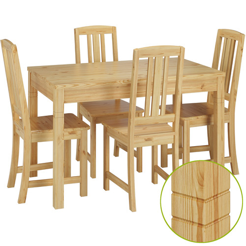 Vollholz essgruppe tisch - vollholz-essgruppe,