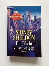 Die Pflicht zu schweigen Sidney Sheldon Roman Taschenbuch Zustand gut