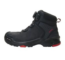 Baak Sicherheitsstiefel Stiefel Braxton S3 SRC HRO schwarz rot Leder Gr 46