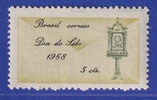 Brasilien 1968 Tag der Briefmarke alter Standbriefkasten Mi.-Nr. 1180 **