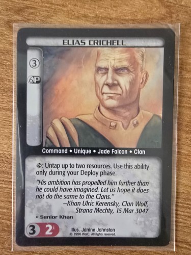 Battletech ccg elias crichell - ccg,