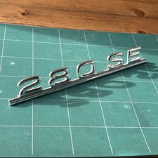 Mercedes 280SE Typenschild W116 280 SE Emblem P.U.C. Heckklappe W108