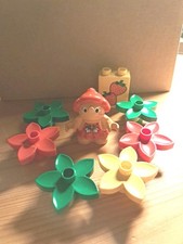 Lego Duplo Figur Wichtel ☆Little Forest Friends☆6 Blumen Erdbeere ? Legostein 