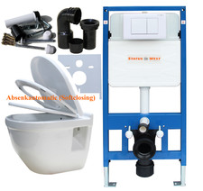 Vorwandelement Spülkasten WC Element mit Spülkasten Wand WC Bidet  Sitz Toilette