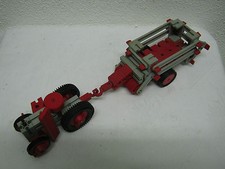 Fischer Technik Fischertechnik - Traktor mit Ladewagen aus 1975