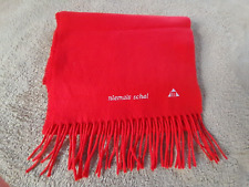 roter Schal, weicher Fleece-Stoff, 29x178cm, Nr. 43