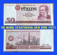 ??? 50 DDR Mark Schein 1971 ➰ Banknote STAATSBANK DER DDR ➰ GF 4728379 ???