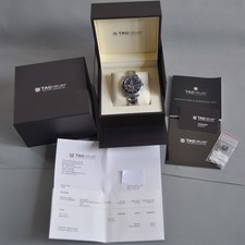 original Tag Heuer Aquaracer Calibre S CAF7110 Quarz Chronograph Uhr boxed OVP