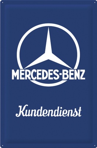 Blechschild mercedes benz - blechschild,
