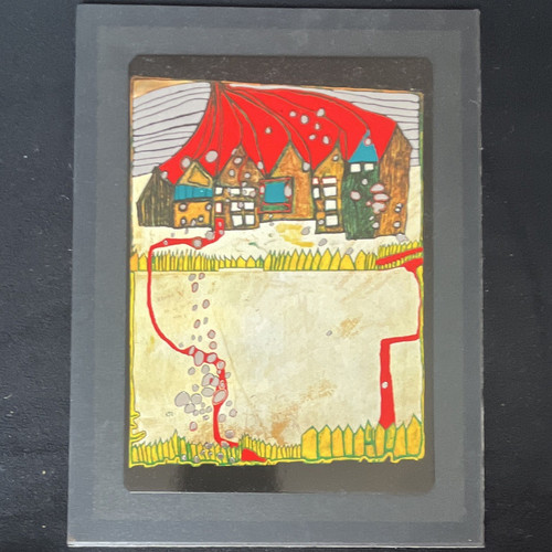 Hundertwasser kunstdruck - f.,