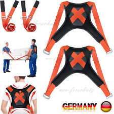 4tlg Tragegurte Umzug 2 Person Tragegurt Transportgurt Hebegurt Möbel Tragegurte