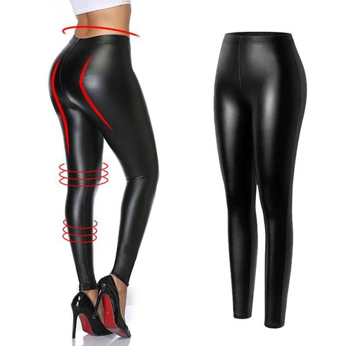 Sexy leder leggings stretch - sexy,