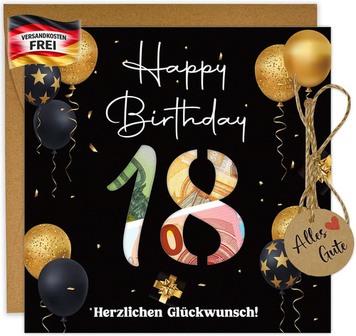 Geschenk zum geburtstag - zum, 18.