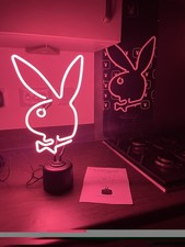 Playboy Neon Pink Bunny Logo