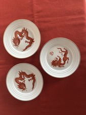 3 Porzellanteller handbemalt