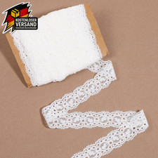 Weißes Spitzenband 3cm x 9m