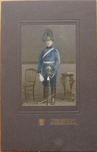 Cdv portrait gardesoldat - cdv, ca