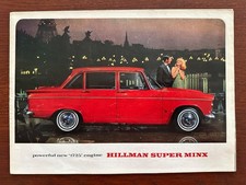 Prospekt / brochure Rootes Group Hillman Super Minx Series IV MY 1966
