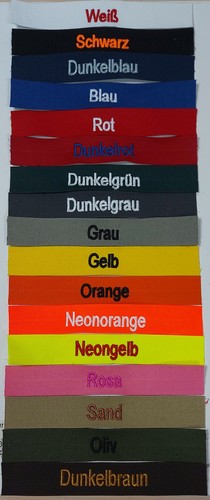 Namensband wunschtext - namensband,