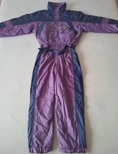 Kappa Skianzug Skijacke Ski Suit Overall vintage 90er 90s L lila violett Unisex