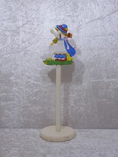 Holz Design Küchenrollenhalter - Gans Mädchen - Landhaus-Stil - Vintage