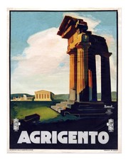 Agrigento Reiseplakat