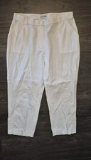 #416 - Damen - 7/8-Hose - Gollehaug - Gr.44 - Weiß- Kaum Getragen