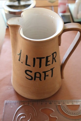 Alter liter saftkrug - 1,