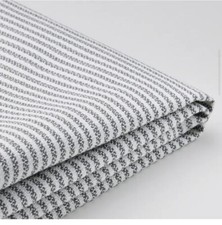 IKEA RAMNEFJALL Bezug Bettgestell, Klovsta grau/weiß, Standard Double, 605.602.01