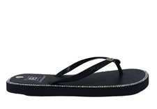 Laura Biagiotti 8650 Damen Sandalen Zehentrenner Bequem Meer Dusche Pool Schwarz